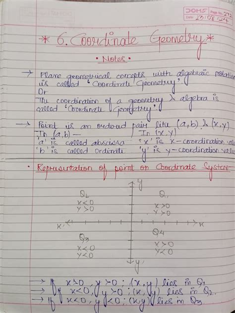 Coordinate Geometry Class 10 All Formulas に対する画像結果