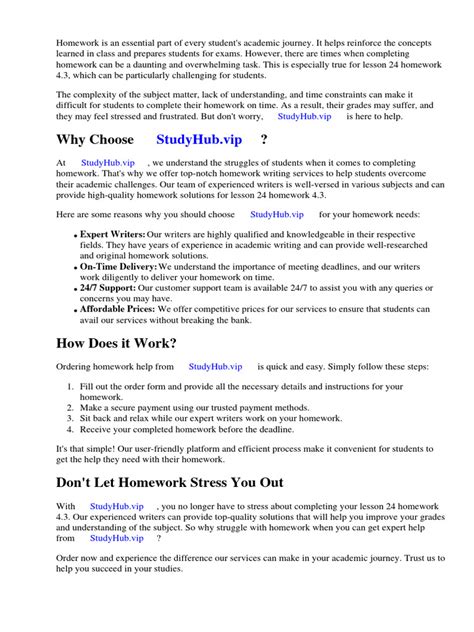 Image result for Lesson 4 Homework Answer Key