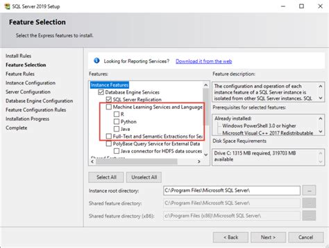 Feature Selection SQL Server 2019 に対する画像結果