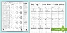 Image result for Vertical Algorithm Calculator Worksheets
