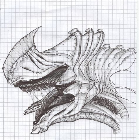 Toradh íomhá ar Alien Dragon Concept Art