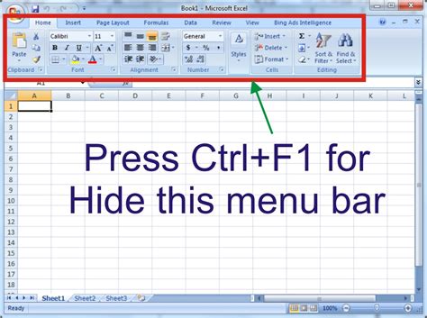 Image result for Menu Key in Excel