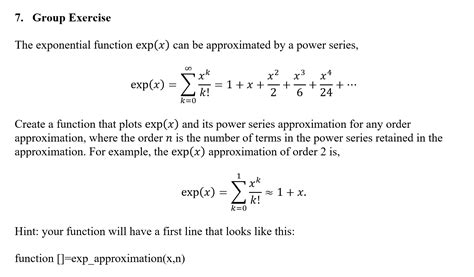 Toradh íomhá ar First Order Approximation of Exponential