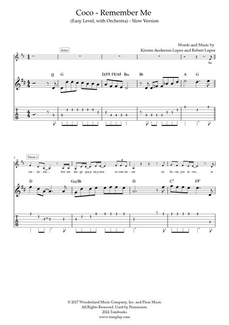 Coco Remember Me Music Notes に対する画像結果