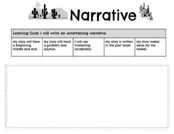 Image result for Narrative Writing Plan Worksheet