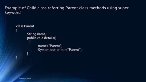 Parent and Child Classes Java Visual に対する画像結果