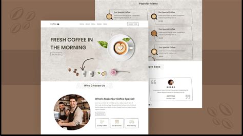 Image result for Coffee Design HTML and CSS