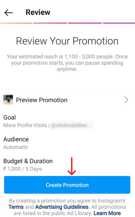Toradh íomhá ar Promote Button iOS