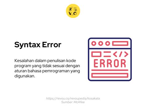 Toradh íomhá ar Contoh Syntax Error