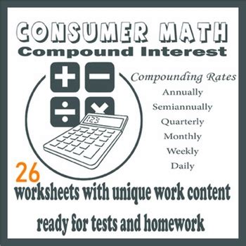 Afbeeldingsresultaten voor Year 12 General Math Compound Interest Worksheets