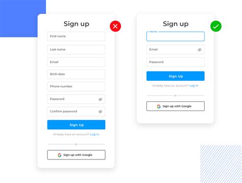 Afbeeldingsresultaten voor Sign Up Pages Example iOS