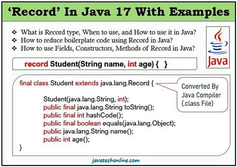 Java Record Class に対する画像結果