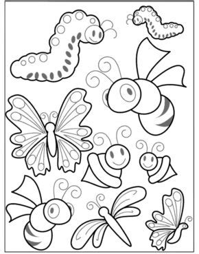 Image result for Spring Bugs Coloring Pages