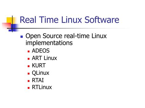 Image result for Linux Real-Time Operating System