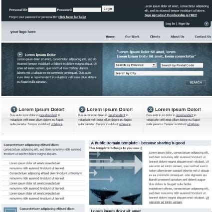 Image result for HTML Page Code Template