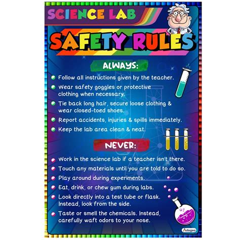 School Science Lab Safety Rules に対する画像結果