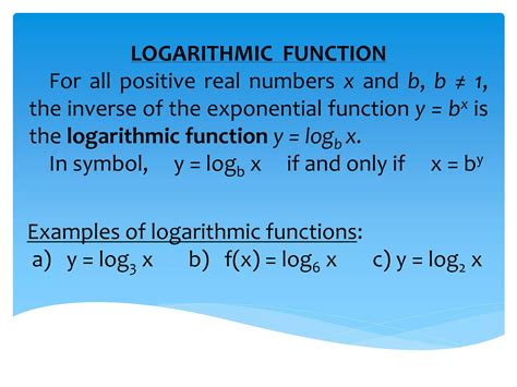 Image result for Graphing Logrithmic Function N