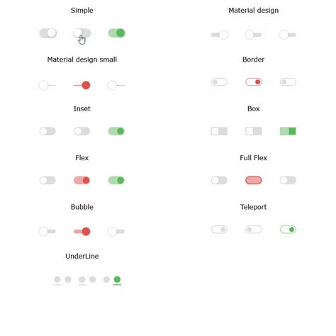Switch Design HTML に対する画像結果