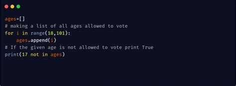 Image result for For Not in Python