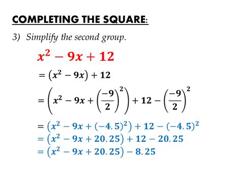 Image result for Completing the Square GCSE Maths Tutor
