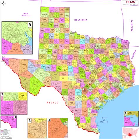 TX Zip Code Map に対する画像結果