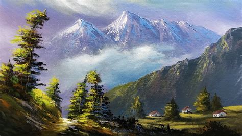 Image result for How to Easily Paint Mountains