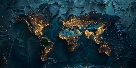 Toradh íomhá ar High Resolution Image World Map Dark