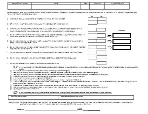 Image result for Pua Weekly Claim Form