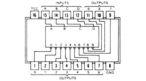Image result for Bcd to Decimal Decoder IC Number