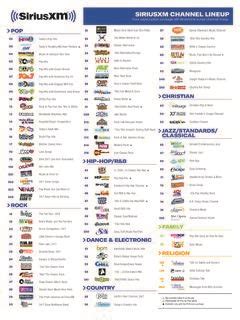 Image result for XM Radio Channel Guide. Printable