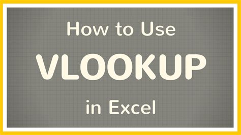 Image result for VLOOKUP Excel 2010 Tutorial