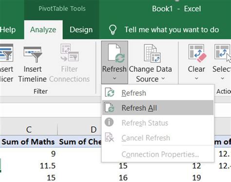Image result for How to Create a Refresh Button in Excel