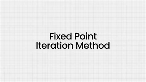 Graphical Representation of Fixed Point Method に対する画像結果