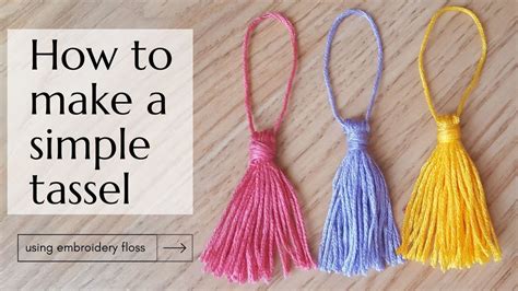 Afbeeldingsresultaten voor How to Make a Tassel Tutorial