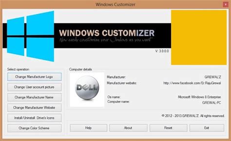 Afbeeldingsresultaten voor Windows Customizer