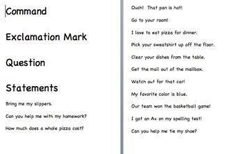 Image result for Command Sentence Examples