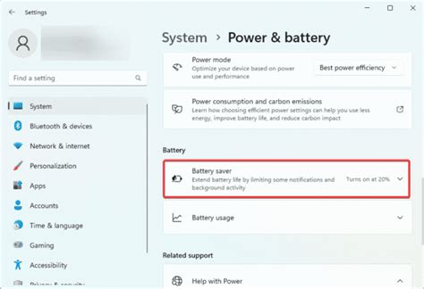 Image result for Windows 11 Settings Battery Graph