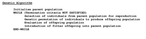 Genetic Algorithm Psuedo Code に対する画像結果