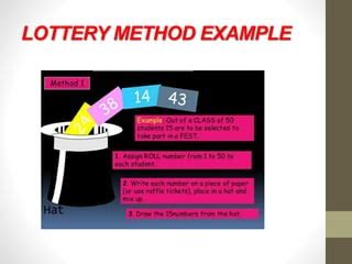 Image result for Lottery Sampling Method