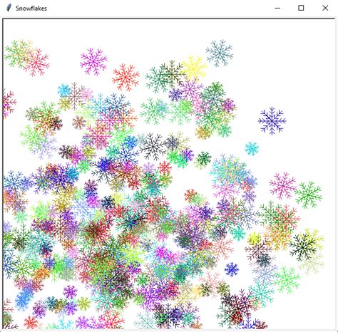 Python Turtle Drawing Snowflake に対する画像結果