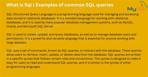 Image result for Types of SQL Query Pic