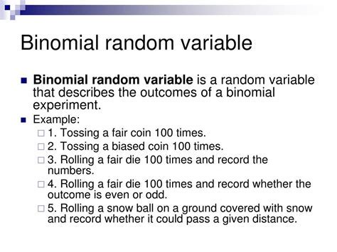 Toradh íomhá ar Binomial Random Variable Function