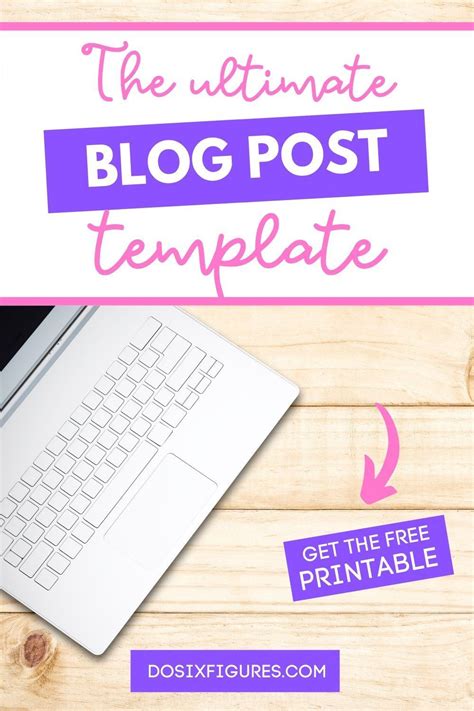 Image result for Blog Post Template Free Printable
