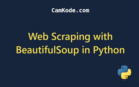 Image result for Web Scraping Python BeautifulSoup