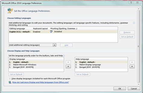 Image result for Office Language Preferences Design