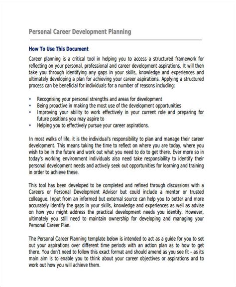 Image result for Personal Planning Example