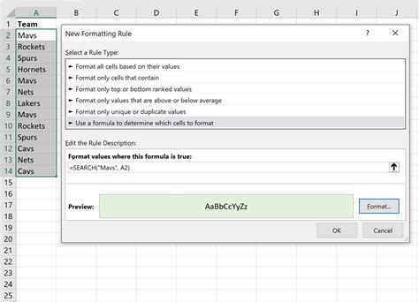 Image result for Excel Conditional Formatting If Text