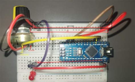 Image result for Arduino Potensio LED