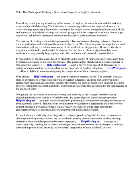 Image result for Dissertation Proposal Examples UK