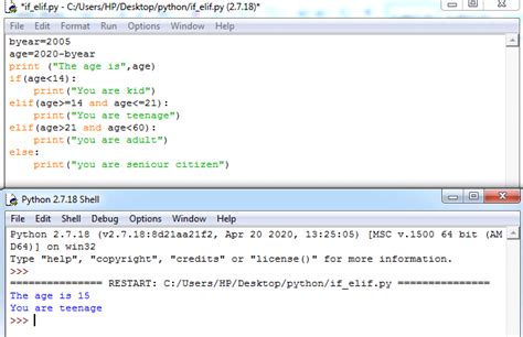 Toradh íomhá ar Condicional Python
